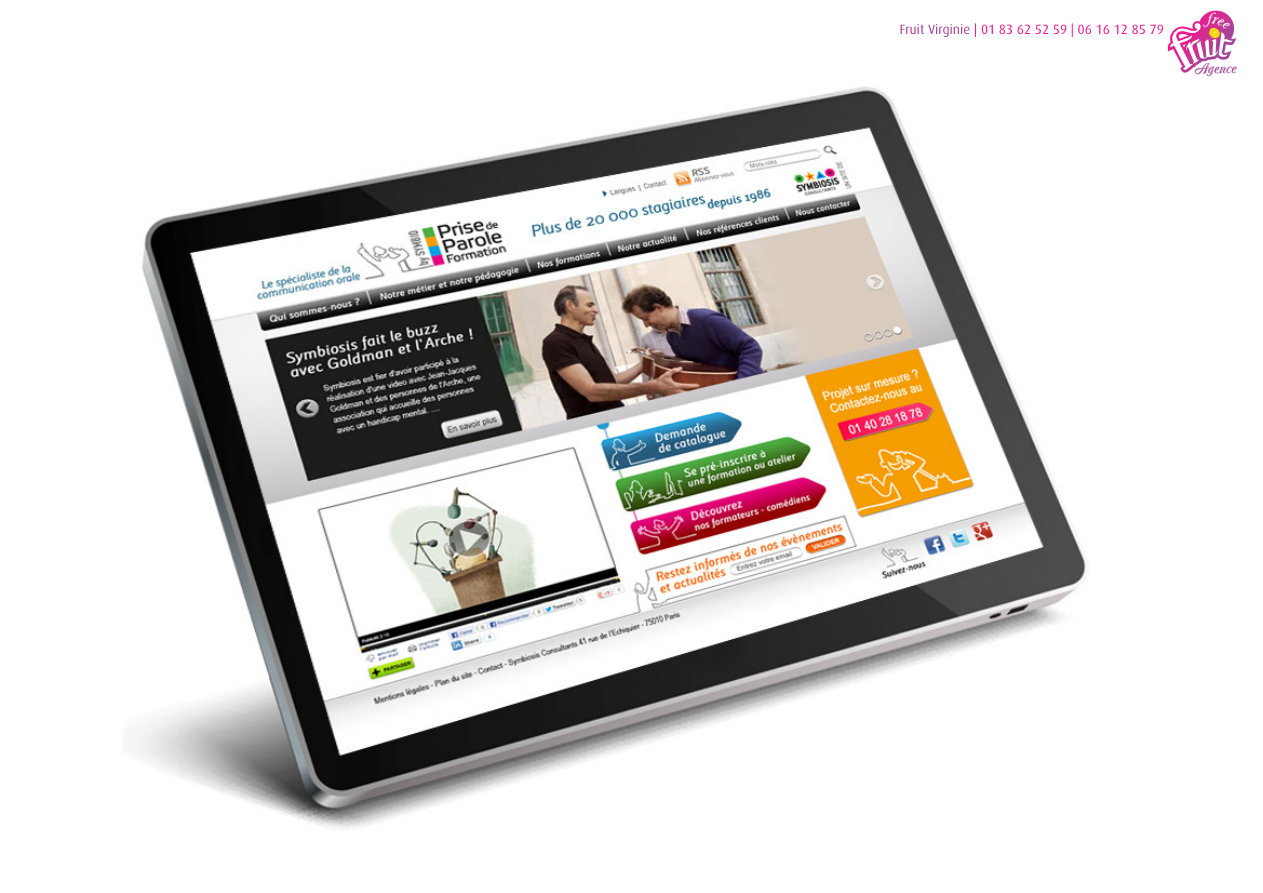 Symbiosis Prise de Parole - Site de formation