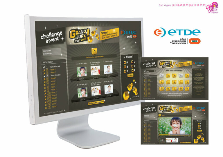 ETDE - Challenge Invent Plus plateforme de vote