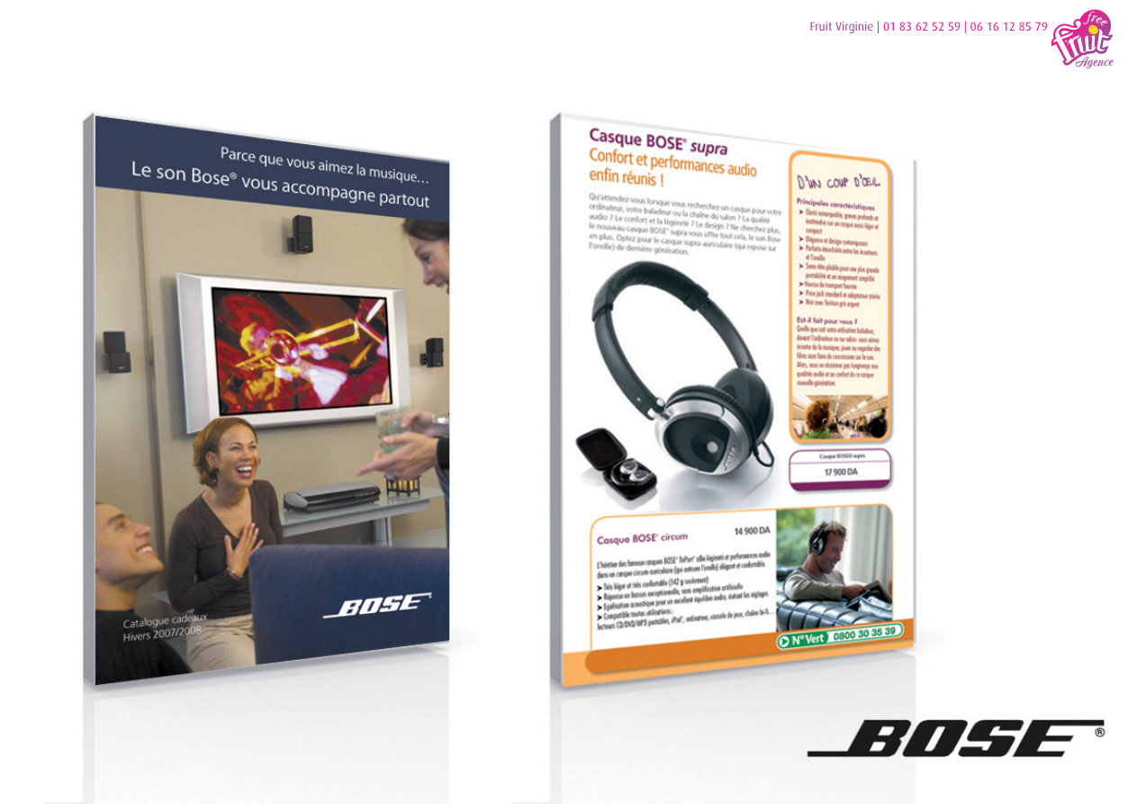 Bose - Catalogue et fiches produits audio